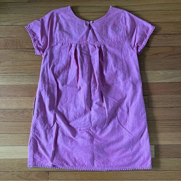 Garnet Hill Kids Red Embroidered Floral Cotton Beach Pool Vacation Cover Up 14 - Picture 8 of 9